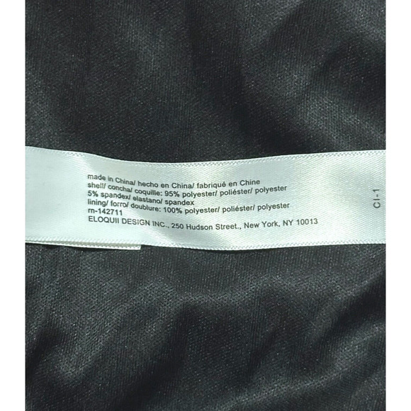 ELOQUII Abstract Ruched Mesh Mini Dress Stretch Knit Cocktail Red Pink Sexy 14 - Picture 12 of 13